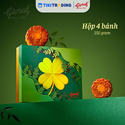 Hộp 4 Bánh Trung Thu Givral Tình Thân (150gr)
