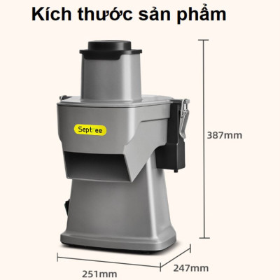Máy thái rau củ quả đa năng, thái lát, thái sợi, thái hạt lựu Thương hiệu Mỹ cao cấp Septree GJ807 & GJ817 - Hàng Nhập Khẩu (Bảo Hành 12 Tháng)