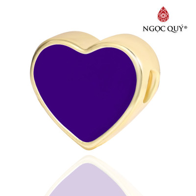 Charm hợp kim hình trái tim - Ngọc Quý Gemstones