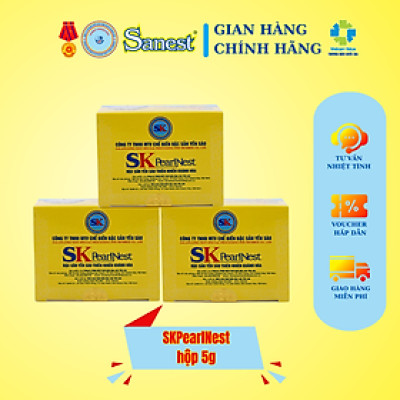 SKHPearlNest Khánh Hòa Đặc sản yến sào tinh chế hộp 5g