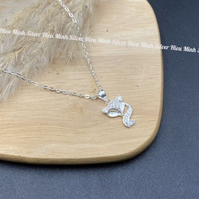 Dây Chuyền Bạc Nữ Mặt Hồ Ly Bạc Hiểu Minh DMD546