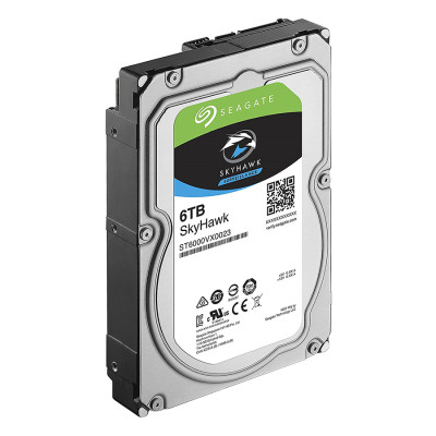 Ổ Cứng HDD Seagate Skyhawk  6TB 3.5 Sata 6Gb/s/64MB Cache/7200RPM - Hàng Chính Hãng