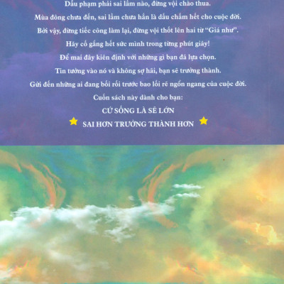 Cứ Sống Là Sẽ Lớn, Sai Hơn Trưởng Thành Hơn - Thương Tâm Bích - Vanlangbooks