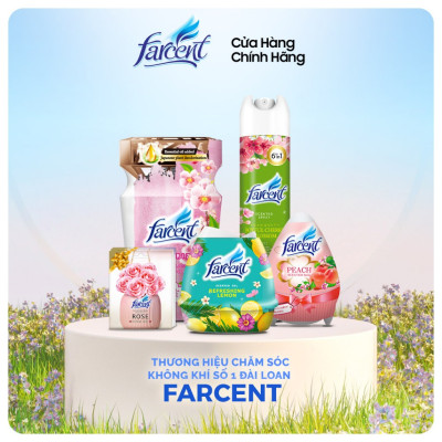 THÙNG 12 CHAI XỊT PHÒNG FARCENT 320ML - FARCENT