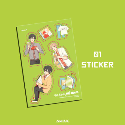 Gia Đình Hủ Nam - Tập 4 - Tặng Kèm Bìa Áo + Sticker + Film Card Nhà Ba Người