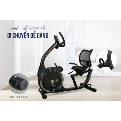 CHỈ GIAO MIỀN BẮC | Xe đạp tập thể dục tại nhà KINGSPORT KS-5807 có ghế tựa êm ái, bánh đà kháng từ