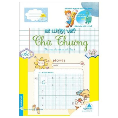Sách - Chuẩn Bị Cho Bé Vào Lớp 1 - Tập Viết Bộ 10 Quyển - ABBOOKS