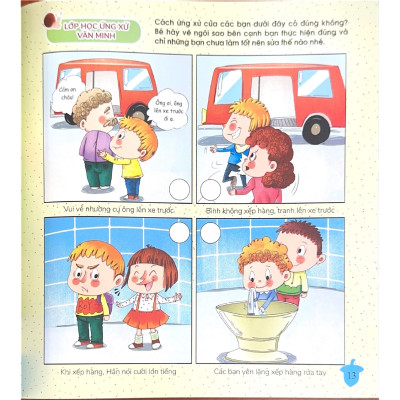 Dạy Con Học Lễ Giáo - Lớp Chồi 2 -Tứ Diệp Thảo - Sách Văn Lang