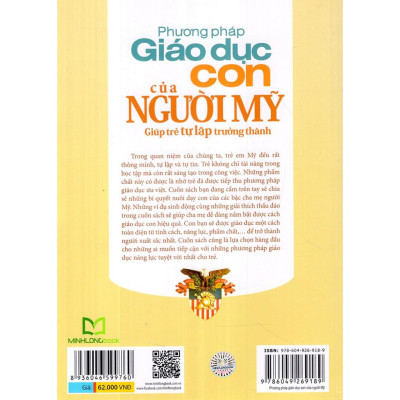 Sách: Phương Pháp Giáo Dục Con Của Người Mỹ
