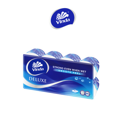 Combo 2 Lốc Giấy Vệ Sinh Cao Cấp Vinda 3 Lớp - Deluxe