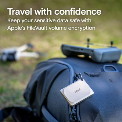 Ổ cứng SSD di động 4TB SSD Crucial X9 Pro cho Mac USB 3.2 Gen-2 2x2 CT4000X9PROMACSSD9B - HÀNG CHÍNH HÃNG