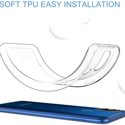 Ốp lưng dẻo silicon cho Samsung Galaxy M31 hiệu HOTCASE Ultra Thin siêu mỏng 0.6mm, chống trầy, chống bụi - Hàng nhập khẩu