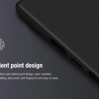 Ốp lưng sần chống sốc cho Samsung Galaxy S24 Ultra mặt lưng nhám hiệu Nillkin Super Frosted Shield Pro cho mặt lưng nhám chống trơn trượt tay, khả năng chống sốc cực tốt, chất liệu cao cấp - Hàng nhập khẩu