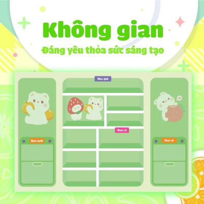 Sách - Mua Hay Bán Khéo Cùng Gấu Misa Rau Quả Tươi Ngon (Hơn 60 Stickers) - Megabook