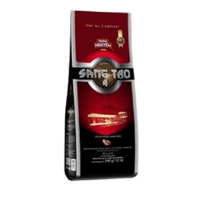 Combo 2 Bịch Cà Phê Rang Xay Trung Nguyên Legend Sáng Tạo 4 – Gói 340g – Gu Mạnh Cân Bằng, Dùng Ngon Với Đá & Sữa