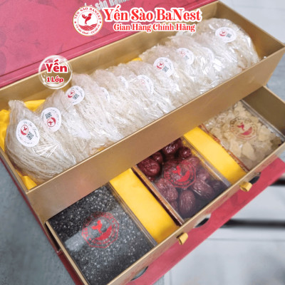 Bộ Quà Tặng 100g Tổ Yến Sào Cao Cấp dành BIẾU TẶNG Người Thân Đối Tác - Yến Sào BaNest