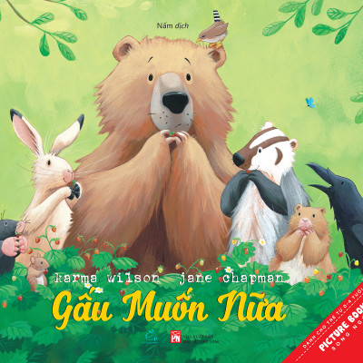 Sách Combo song ngữ Gấu khôn lớn (5C: Gấu chẳng chờ nổi, Gấu muốn nữa, Gấu sợ hãi, Gấu thay răng, Gấu bị ốm)-Ehomebooks