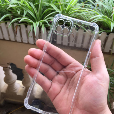 Ốp lưng silicon cho Oppo A93 - F17 Pro chống sốc gờ cao 4 góc trong suốt