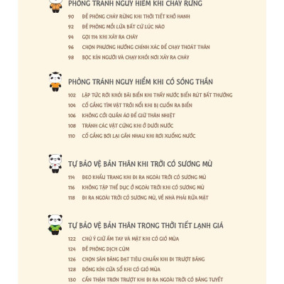 100++ Kỹ Năng Tự Bảo Vệ Bản Thân Cho Trẻ - Ứng Phó Với Thiên Tai