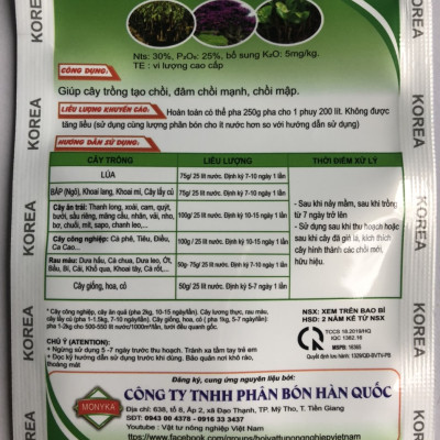 10 GÓI PHÂN BÓN PHÁT LỘC , KÍCH ĐỌT , ĐÂM CHỒI NHIỀU , CHỒI MẬP
