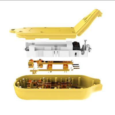 Ổ Cắm Điện Đa Năng Chống Va Đập Va Đập 4 Ổ Có Đầu Chờ Nối Dây (C5)