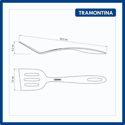 Xẻng Lật Thức Ăn Xẻng Xào Tramontina 30cm Chất Liệu Nhựa PA An Toàn Chịu Nhiệt Nhập Khẩu Brazil
