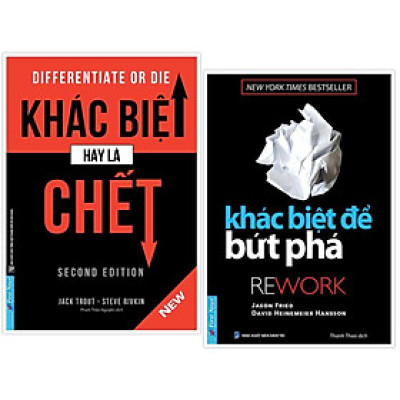 Sách - Combo Khác Biệt Để Bứt Phá + Khác Biệt Hay Là Chết - First News