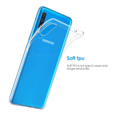 Ốp lưng dẻo cho Samsung Galaxy A70 hiệu Ultra Thin mỏng 0.6mm chống trầy - Hàng chính hãng 