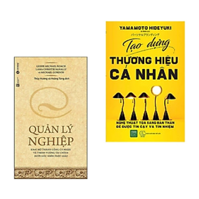 Combo 2 cuốn sách Kĩ Năng Làm Việc : Tạo Dựng Thương Hiệu Cá Nhân  + Quản Lý Nghiệp (Tái Bản)