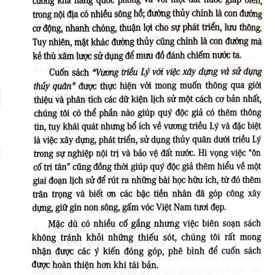 Vương Triều Lý - Với Việc Xây Dựng Và Sử Dụng Lực Lượng Thủy Quân
