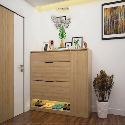 TỦ GIÀY 2 TẦNG GIÁ XOAY HẬU 9 LY