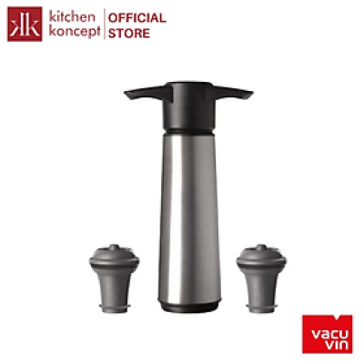 Vacu Vin - Bộ hút chân không bằng thép không gỉ - 3 món