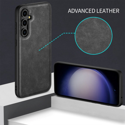 Ốp lưng da cho Samsung Galaxy A54 5G - A34 5G - A24 - A14 - A14 5G - A04s hiệu X-level cao cấp viền mềm chống sốc - Hàng chính hãng