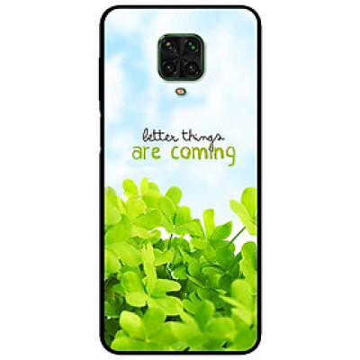Ốp lưng dành cho Xiaomi Redmi Note 9s - Note 9 Pro - Note 9 Promax mẫu Cỏ Xanh Và Chữ