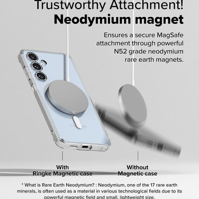 Ốp lưng dành cho Samsung Galaxy S24 FE RINGKE Fusion Magnetic - Hàng Chính Hãng