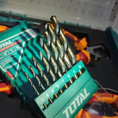 BỘ MŨI KHOAN KIM LOẠI 8 CHI TIẾT 3-10MM TOTAL TACSD0085