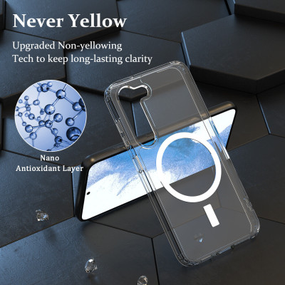 Ốp lưng trong suốt viền màu cho Samsung Galaxy S23 Plus / Galaxy S23+ hiệu Likgus Simple But Unique (chống sốc, bảo vệ máy toàn diện) -  Hàng nhập khẩu