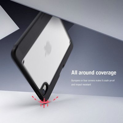 Bao da cho iPad Mini 7 Nillkin Bevel Leather Case (Có khe cắm bút Apple Pencil) - Hàng Nhập Khẩu
