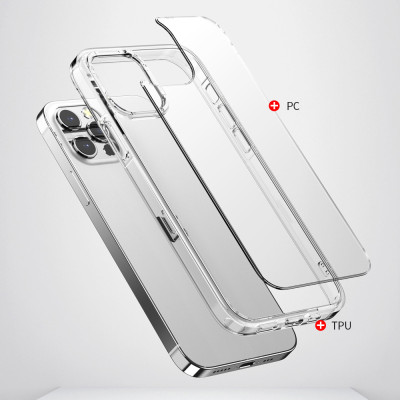 Ốp lưng cứng viền dẻo trong phong cách mới cho iPhone 12 / 13 / 14 / 12 Pro / 12 Pro Max / 13 Pro / 13 Pro Max / 13 Mini / 14 / 14 Pro / 14 Pro Max / 15 Plus/ 15 Pro/ 15 Pro Max / 16 /16 Plus/ 16 Pro / 16 Pro Max - Hàng chính hãng