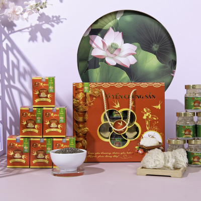 [Hộp 6 Lọ] Nước Yến Sào Chưng Hạt Chia Nhân Việt 30% Yến 70ml/Hũ
