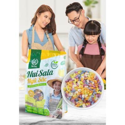 Nui Hữu Cơ Ngũ Sắc Hình Chữ C Thành Phần Rau Củ Thực Dưỡng Ăn Kiêng Tốt Cho Sức Khỏe