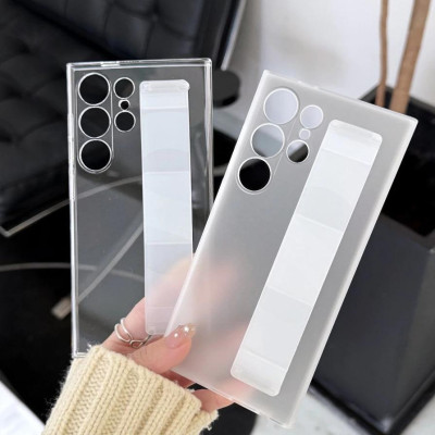 Ốp Lưng Cho Samsung Galaxy S25 Ultra Nhám Likgus Strap Siêu Mỏng Bảo Vệ Camera Kèm Dây Silicone Tiện Lợi - Hàng chính hãng
