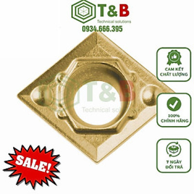 Mảnh dao tiện lỗ Carbide không phủ Kyocera Model CCGT09T304AH KW10, mảnh dao tiện lỗ nhật bản giá rẻ