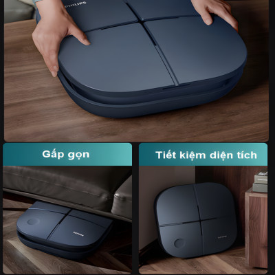 Bồn ngâm chân, kiêm máy massage chân tự động thương hiệu Philips PPM5103F - Hàng chính hãng