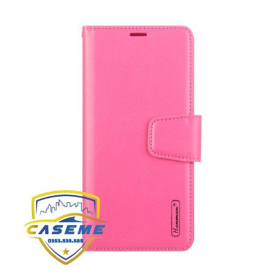 Bao da dạng ví dành cho Samsung Galaxy A55 5G, A35 5G, A25 5G, A15, A05s hàng chính hãng Hanman có quai cài (Tặng 2 túi PVC đựng thẻ ATM)