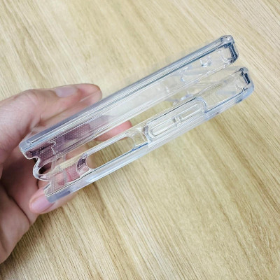 Ốp lưng dành cho Galaxy Z Flip 4 , Z Flip 5 , Z Flip 6 hiệu Likgus trong suốt chống sốc chống ố - hàng chính hãng