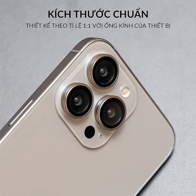 Bộ Lens cường lực Bảo Vệ Camera Trong Suốt dành cho iPhone 16 | 16 Pro | 16 Plus | 16 Pro Max hiệu Kuzoom Có Khung Hỗ Trợ Dán - Hàng chính hãng 