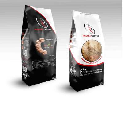 Cà Phê Arabica Cầu Đất - Pha Máy- Gói 500gr Nguyên Hạt  Mùi Hương Dịu Nhẹ Vị Cân Bằng Hoàn Hảo Rovina Coffe