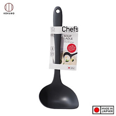 Muôi múc canh Echo Metal, làm từ nylon cao cấp có tráng phủ lớp Ion bạc kháng khuẩn với khả năng chịu nhiệt từ -20℃ ~ 200℃ - nội địa Nhật Bản