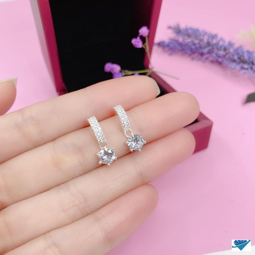 Bông tai bạc thời trang chất liệu bằng bạc s925 MS53c